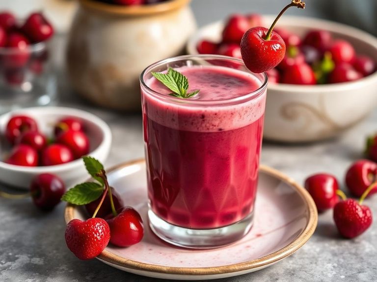 Tart cherry smoothie