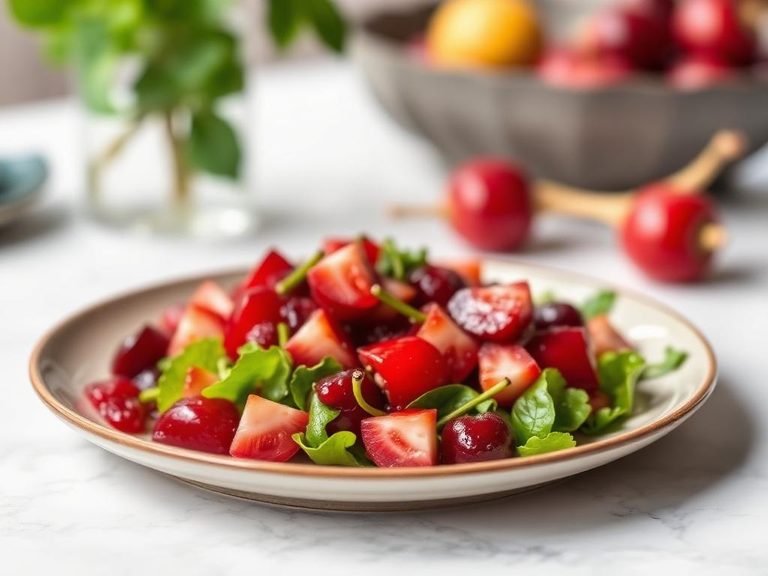 Tart cherry vinaigrette