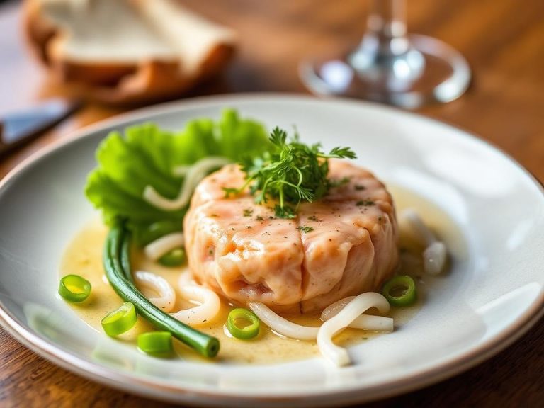 Tartare de Saumon aux Poireaux