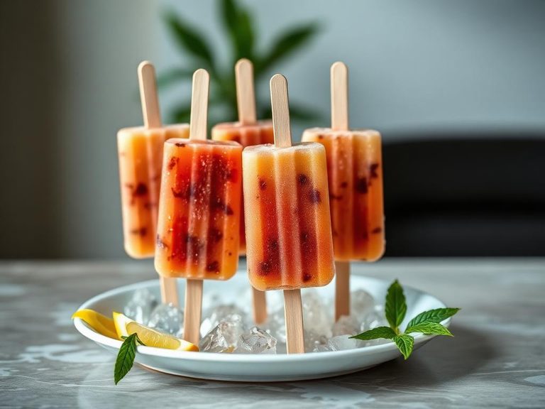 Tea-Flavored Popsicles