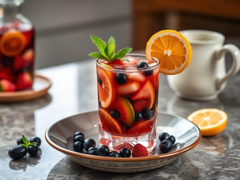 Tea-Infused Fruit Punch
