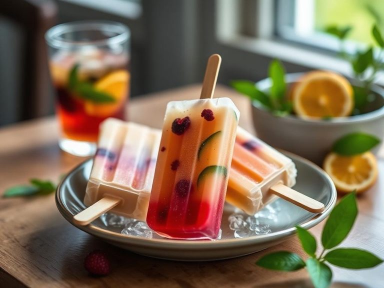 Tea-Infused Popsicles