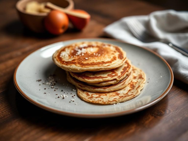 Teff flour pancakes