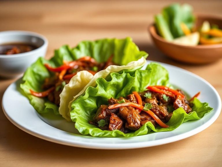 Teriyaki Beef Lettuce Wraps