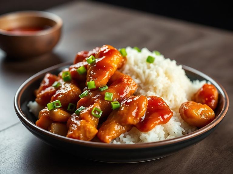 Teriyaki Chicken with Steamed Rice