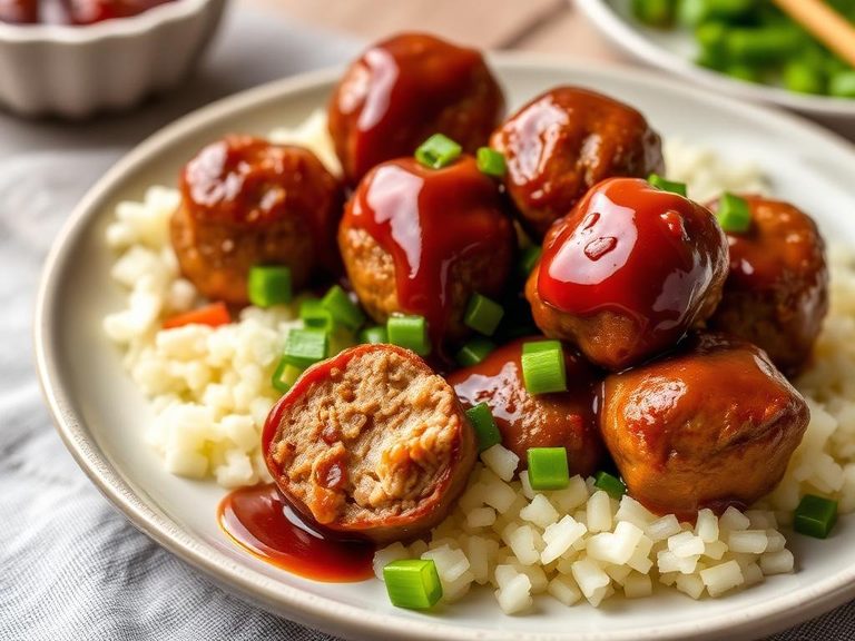 Teriyaki Turkey Meatballs