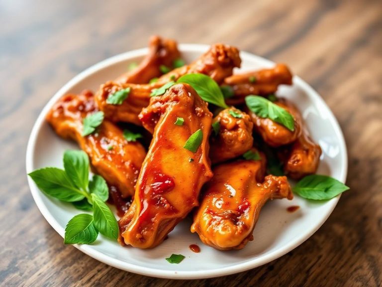 Thai Basil Chicken Wings
