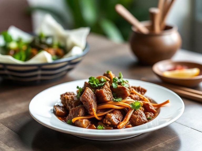 Thai Beef Pad Kra Pao