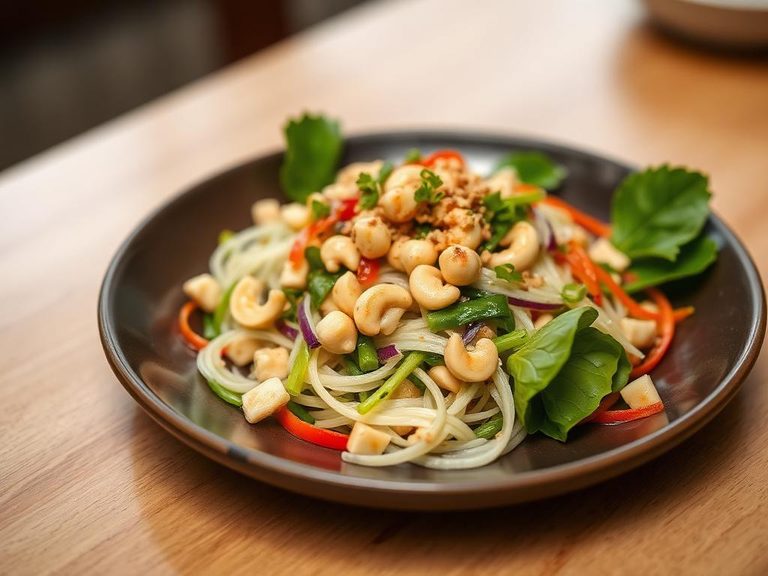 Thai Cashew Salad (Yam Med Mamuang Himaphan)