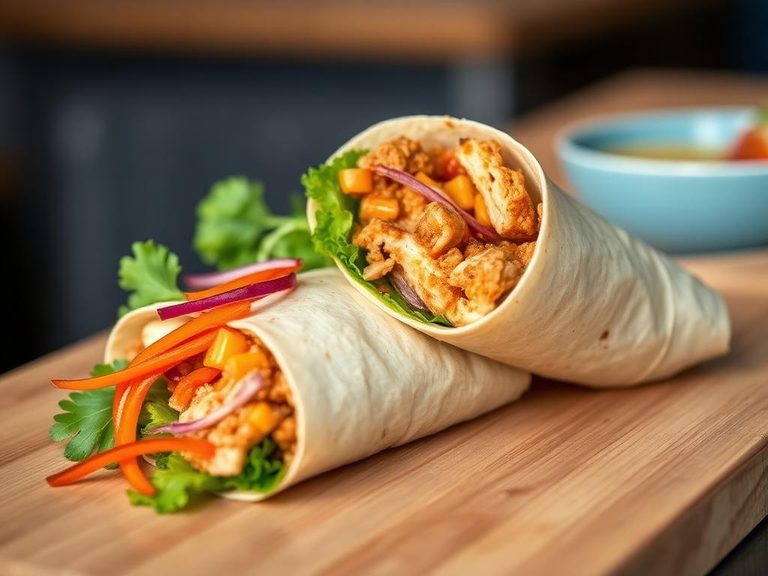 Thai Chicken Wrap