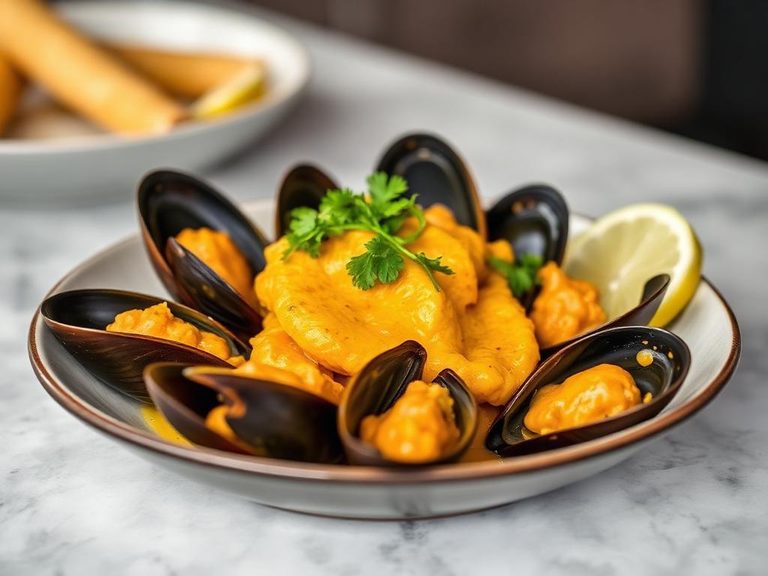 Thai Coconut Curry Mussels