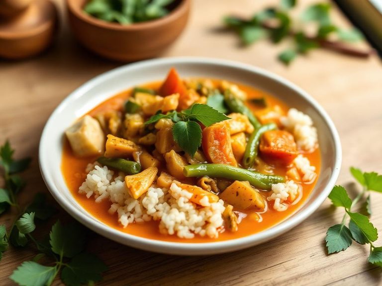 Thai Curry with Hyacinth Beans