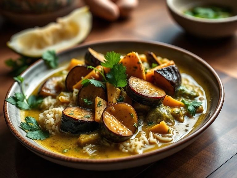 Thai Green Curry with Eggplant