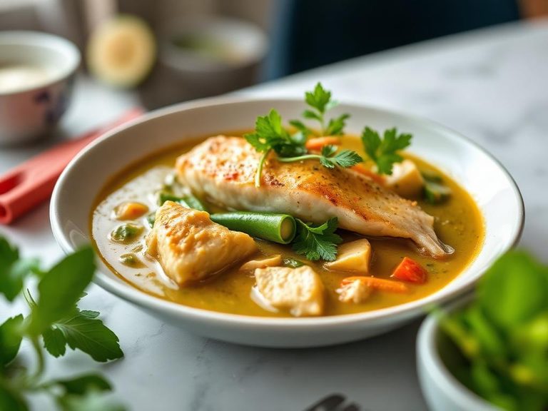 Thai Green Curry with Fish