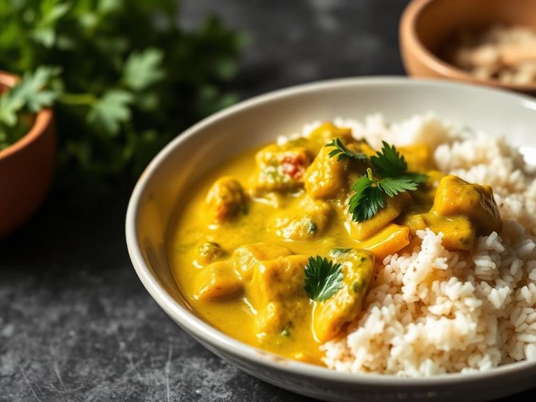 Thai Green Curry with Rice