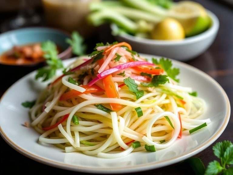 Thai Green Papaya Salad with Jicama