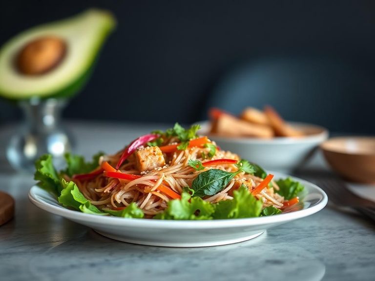Thai larb salad