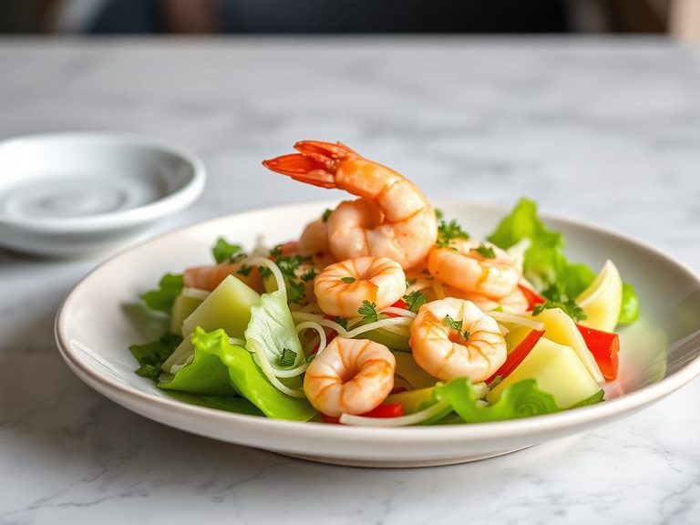 Thai Melon Salad with Shrimp