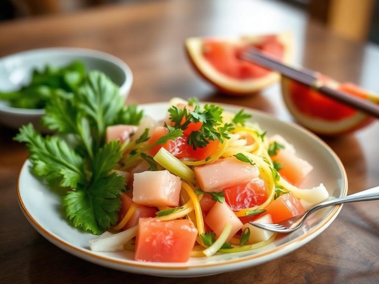 Thai Pomelo Salad (Yam Som-O)
