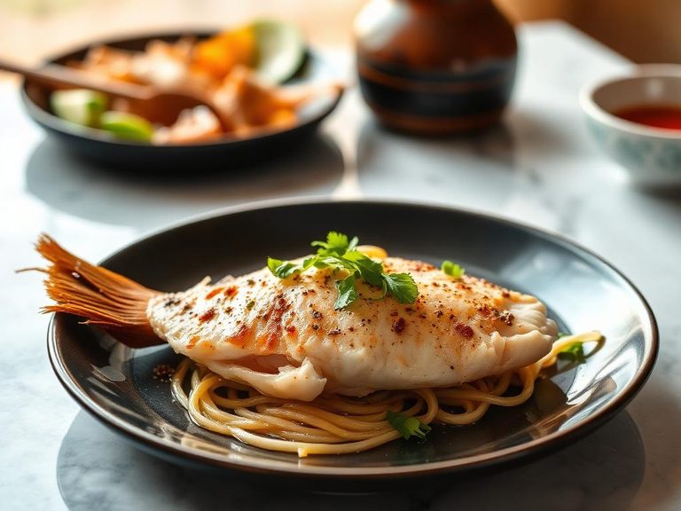 Thai-Style Steamed Rockfish
