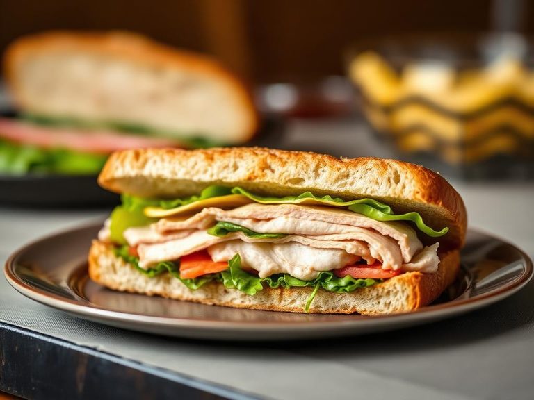 Thank leftover turkey sandwich
