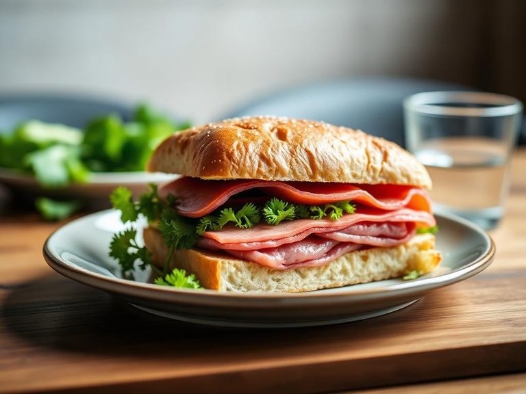 The classic Lebanon bologna sandwich