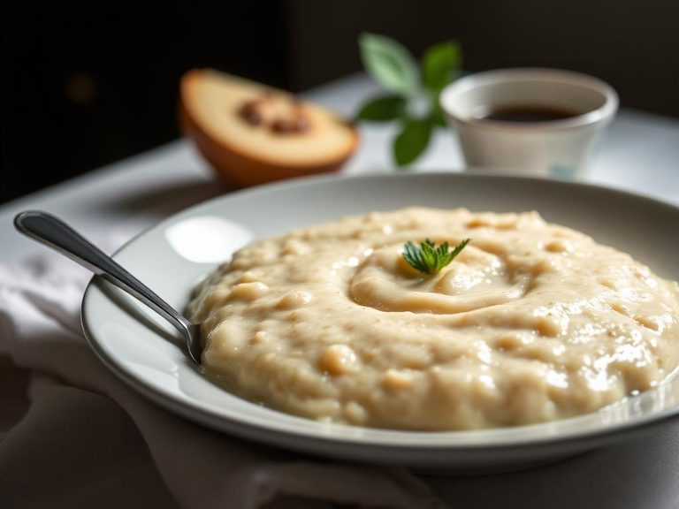 Thickened baby porridge