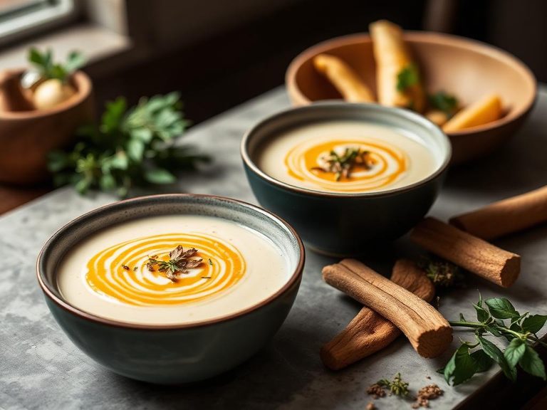 Thickener for creamy, savory soups