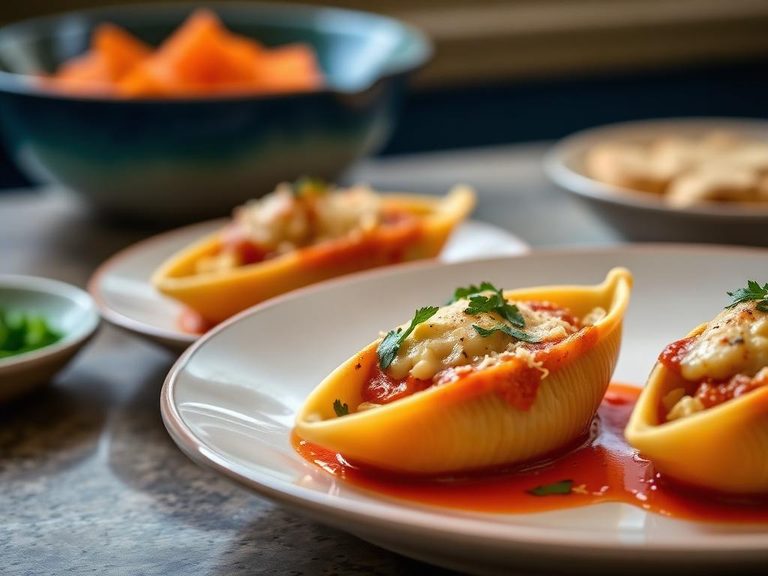 Three-Cheese Stuffed Shells