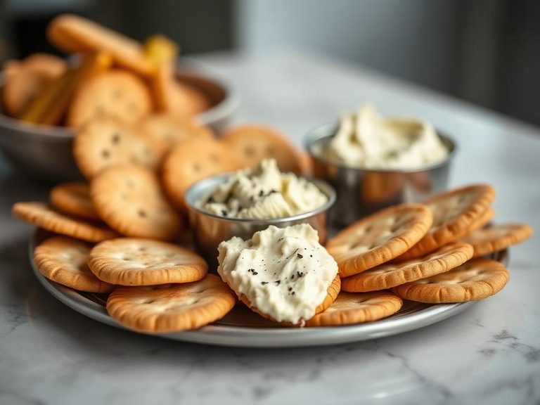 Tipnuk and crackers