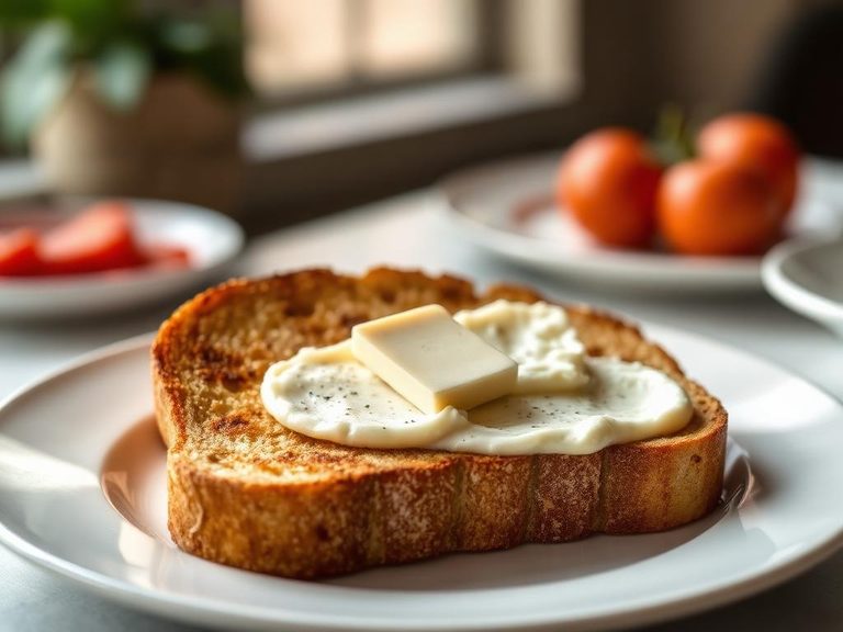 Toasted with butter or cream cheese