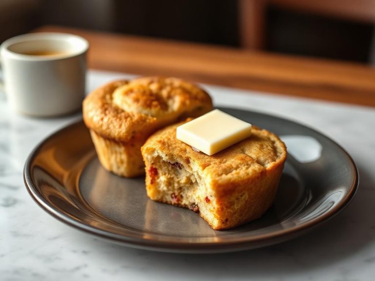 Toaster Muffin with Butter