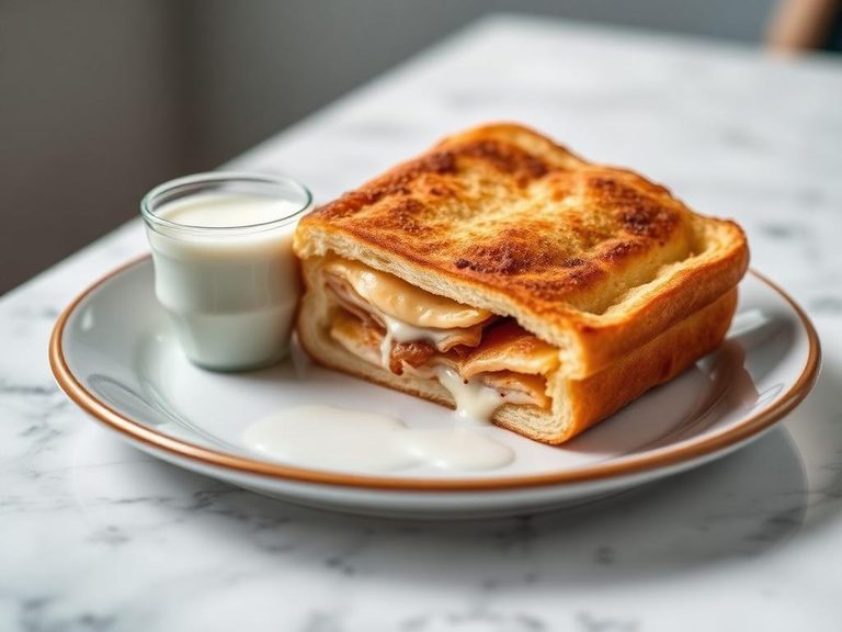 Toaster Pastry with Milk