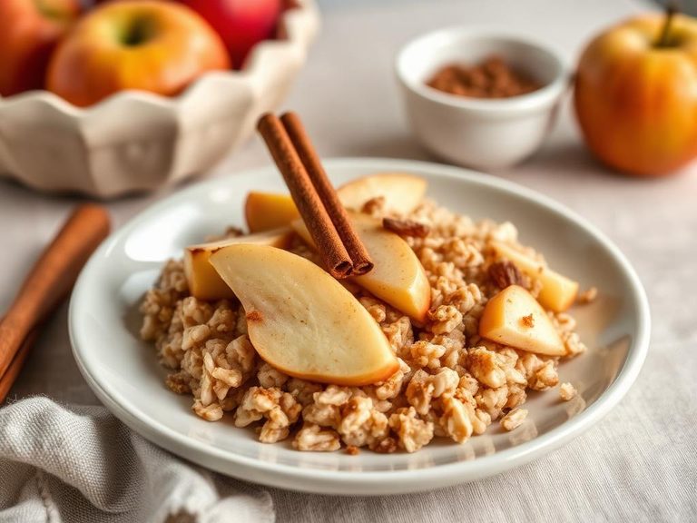 Toddler Apple & Cinnamon Oatmeal
