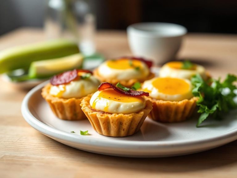 Toddler-friendly egg and bacon bites