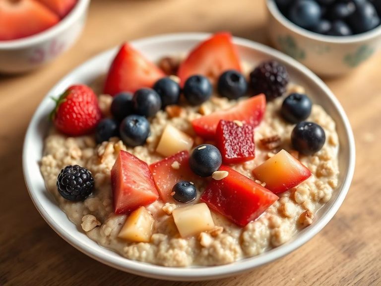 Toddler fruit and oatmeal mix-ins