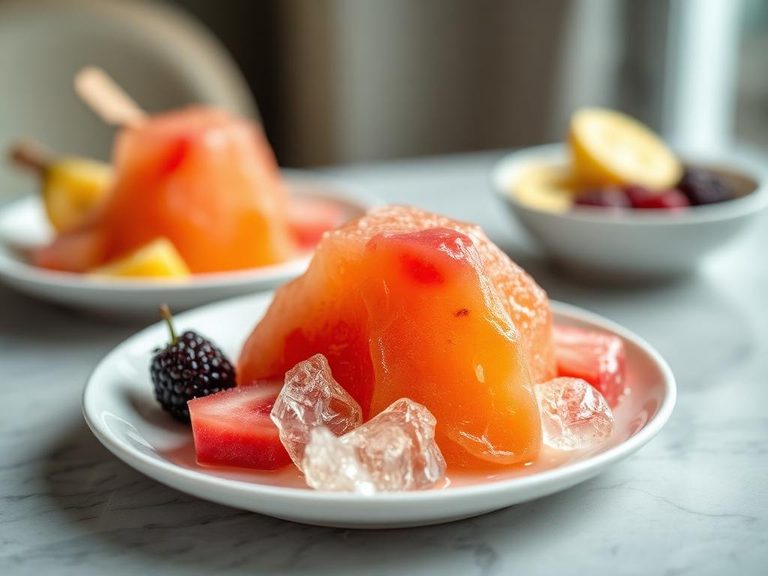Toddler fruit ice treat