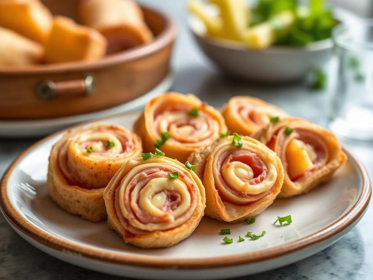 Toddler Ham & Cheese Pinwheels