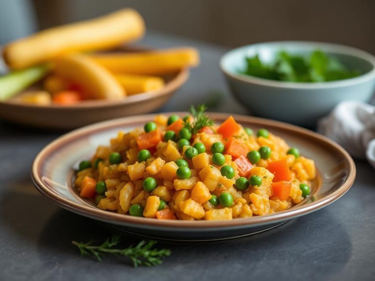 Toddler Pea & Carrot Mash