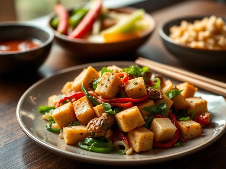Tofu and Vegetable Stir-fry