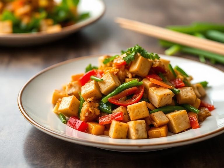 Tofu Stir-Fry with Mixed Vegetables