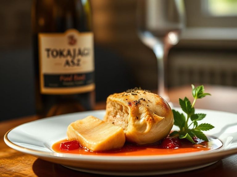 Tokaji Aszú with foie gras