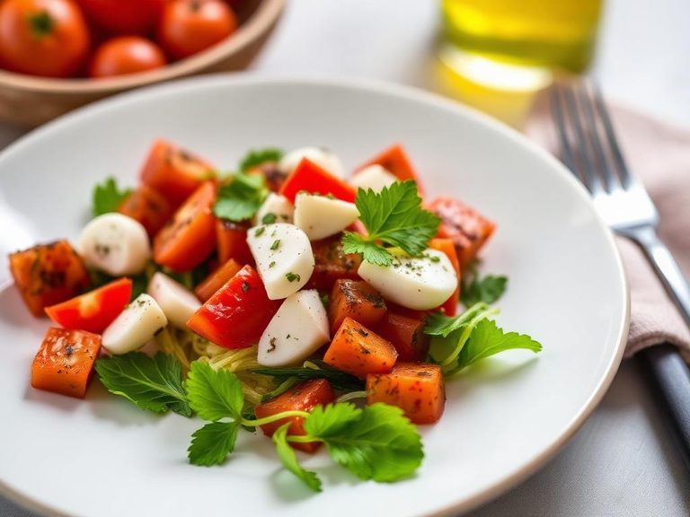 Tomato and Mozzarella Panzanella