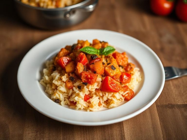 Tomato and Rice Casserole