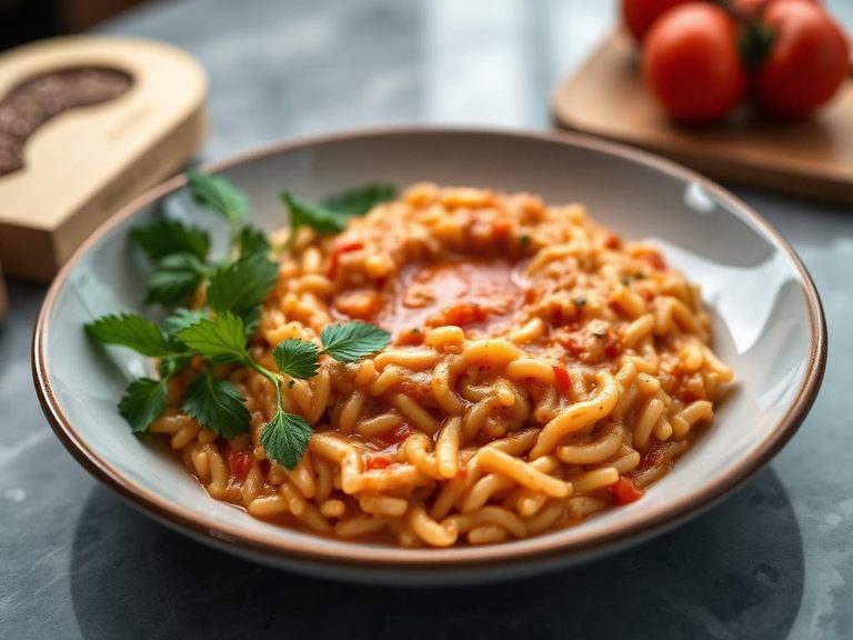 Tomato Bisque Risotto