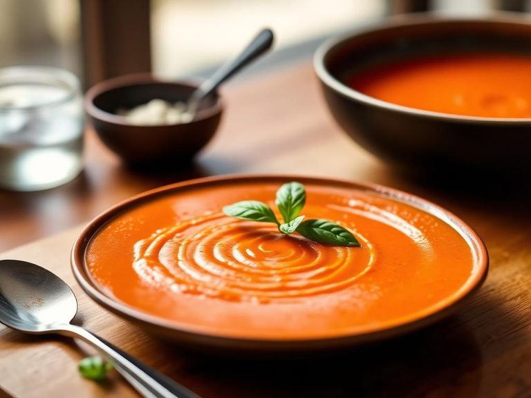 Tomato Bisque with Basil
