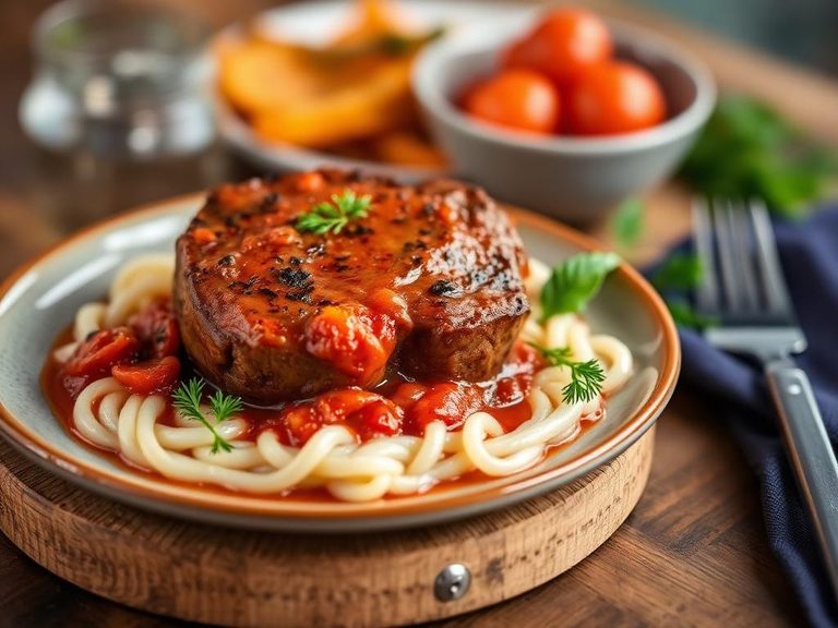 Tomato-Braised Round Steak