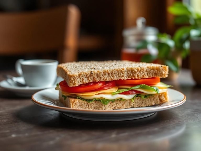 Tomato tea sandwich