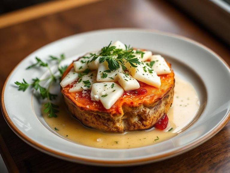 Topped with extra cheese and herbs