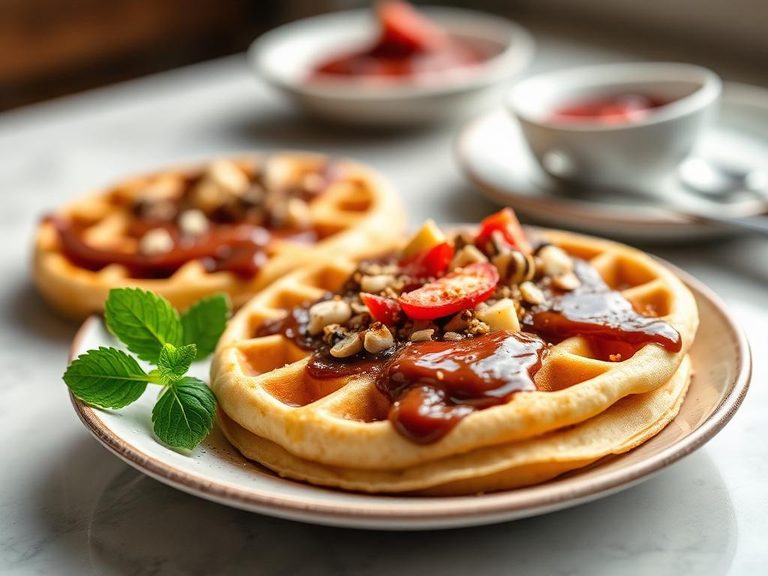 Topping for plain pancakes or waffles